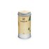 In the photo you can see a spice tin. The label is blank and has a dotted line where you can write on it.